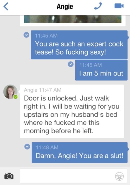 cuckoldtext:  This series is being tagged #angie to help you find previous related posts. 