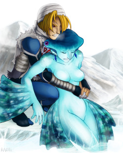 triforce-tan:  LoZ - Under the Ice by *karaii 