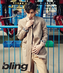 koreanmodel:  Kim Yong Ha by Jang Han for Bling April 2015