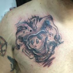 #Tattoo #tatuaje #tatu #tatus #tattuajes #tattoos #joker #guason