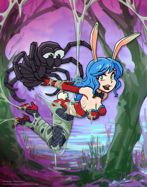 Wild Bunny Girl More Spider Bondage 2One way to tame a naughty