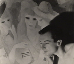 deviatesinc:  Cecil Beaton (with Marie Laurencin backdrop, MY