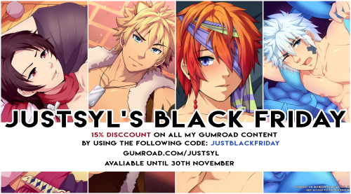 I just updated my gumroad content and if you use the code Justblackfriday you’ll get a discount of 15%!https://gumroad.com/justsyl