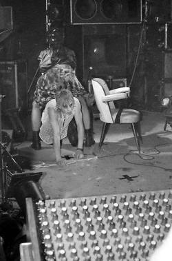 pink-anarchist-grrrl:  Virgin Prunes on stage, circa 1983. 