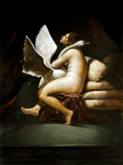 ledaandtheswanart:  Ray Donley: Leda and the swan (2007) 