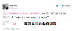 simplypotterheads:  JK Rowling + wands 