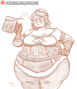 oda-lee: This request comes from TomAlchemist, one of my patrons from my patreon.. He wanted a fat Ciri From The Witcher 3.[Filler art info]I’m  going to start doing filler art for Tuesday and Friday of every other  week. Filler art well be a request