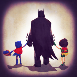 neekcreep:   manolowar:  Superhero families take their kids back