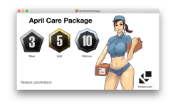 April Care Package is now available for my Patrons!Making a few