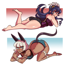 scruffyturtles:So Filia and Ms. Fortune won a poll on my Twitter