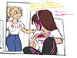 dogtit:  lena gave her the shirt. angela has no idea what it