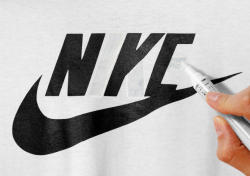 fastcompany:  Secret NYC logo inside the Nike logo revealed! 