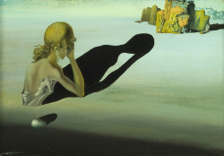 enter-galactic-love:  Salvador Dali - Remorse, or Sphinx Embedded