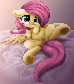 kinkypinkie-art:  Fluttershy art collab between myself and my