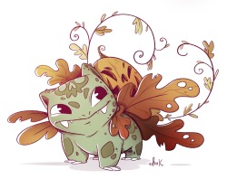 ashks:  Halloween Ivysaur 🎃 