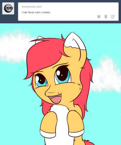 vixyhoovesmod:  ask-vixyhooves:  Is this cute enough!?!?Gimmie