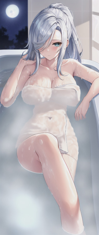 xsirboss:   Day 18 Shenhe Bath セラフhttps://www.pixiv.net/artworks/103429189