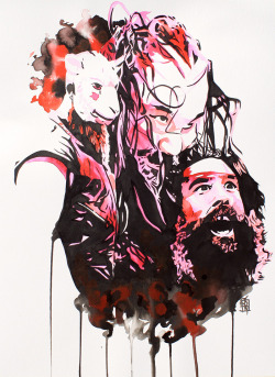 robschamberger:  The Wyatt Family: Erick Rowan, Bray Wyatt and