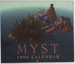 twitch-eaglehart:  The 1996 and 1997 Myst calendars each had