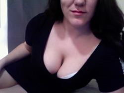 a quick peek before going out in my little black dress #nsfw