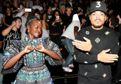 accras:  Lupita & Chance the Rapper at   KENZO x H&M