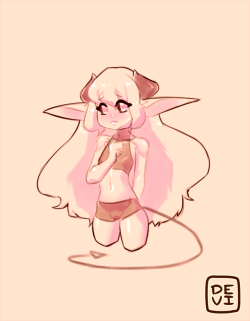 devirish:  Little Eva (OC)mhh… just wanted to see my OC when