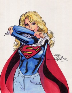 comicblah:  comicbookwomen:  Neal Adams  Supergirl by Neal Adams