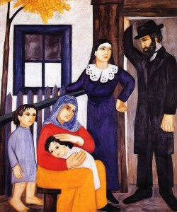 Natalia Goncharova, Jewish Family (1912)