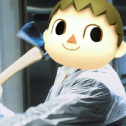 Isn’t #villager adorable? #americanpsycho #nintendo