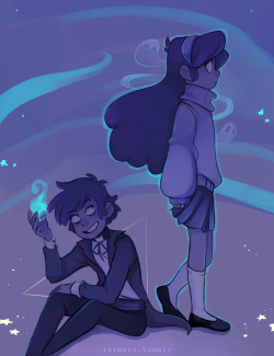 Bipper and ghost!Mabel from that one episode B)