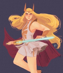 xarcabard:Quick sketch to celebrate She-ra’s new design. Lovin’