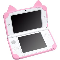 httpkitsune:    Nintendo 3DS   pink cat cover ♡  