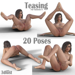   	A set of 20 sexy poses for the new Genesis 8 figure allowing