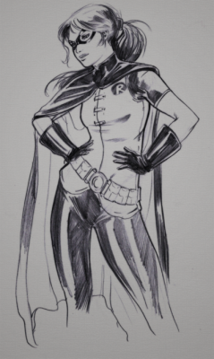 transgirltumbling:  Robin IV Sketch by *Kanish A beautiful Stephanie