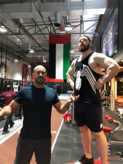 ledamemangociana:  Ready to work-out #WWEAbuDhabi style… [