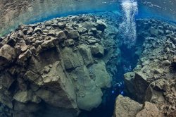 scienceisbeauty:  Located in the Þingvallavatn Lake in the Þingvellir