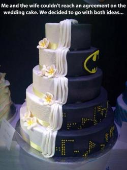 unamusedpixie:  I’m glad your wife got to have her Batman cake.