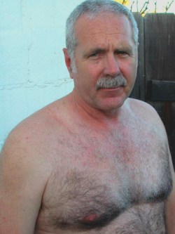 graybeards:  His wife might hate the mustache but I bet his manstress