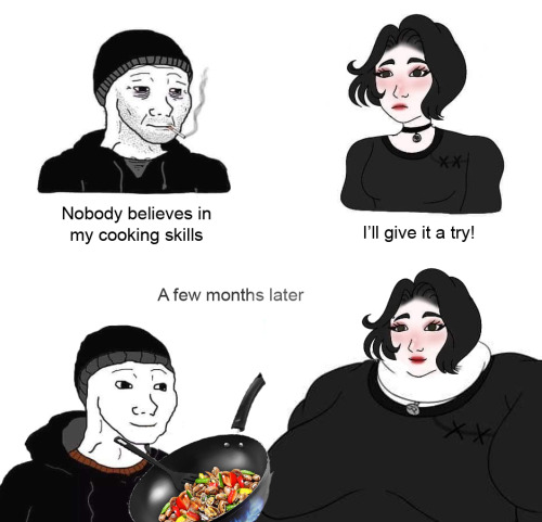 Supportive foodie gf