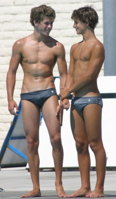 Twinks + speedos = boner