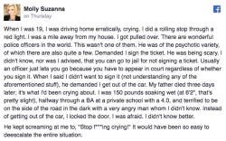 micdotcom:   This white woman’s shocking account of police