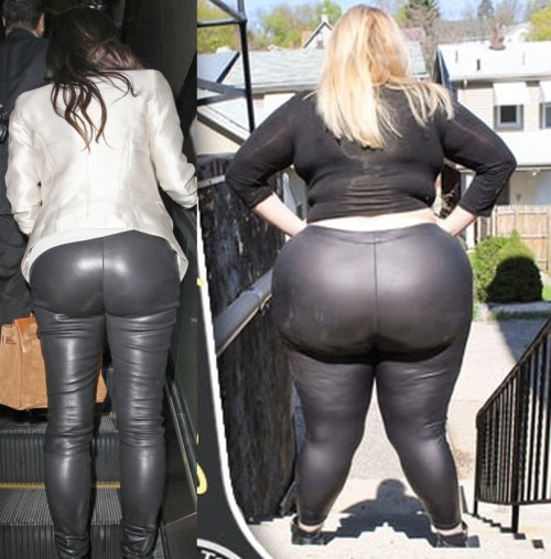 bbwmargot:  rs-yo:  hot and hotter!  me & kim kâ€¦. who wore it best? :P
