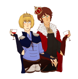 pikaswonderland:  some more royals au