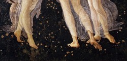 artessenziale:Sandro Botticelli, Primavera (1482 ca.) detail