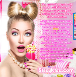 sissybabydollchristie:  Sissy’s Lovely Debut 💗🍭ﾟ✧๑💗๑✧ﾟ🍭💗