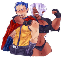 capramoms:Posting some of my old KoF fanart on this blog cause