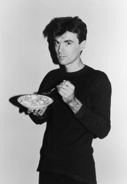 sucm:  david byrne eating corn flakes why is this so funny to