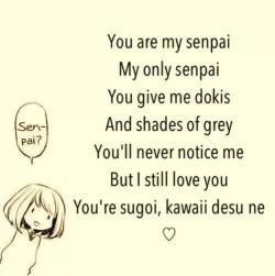 My only senpai… - Imgur  ROFLMAO. I keep hearing Drift