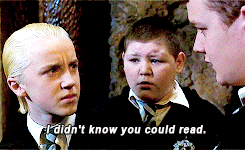 emmas-watson:  And I’m Malfoy. Draco Malfoy. 