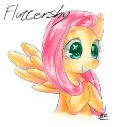 cocoa-bean-loves-fluttershy:  Fluttershy by nanatuco  <3